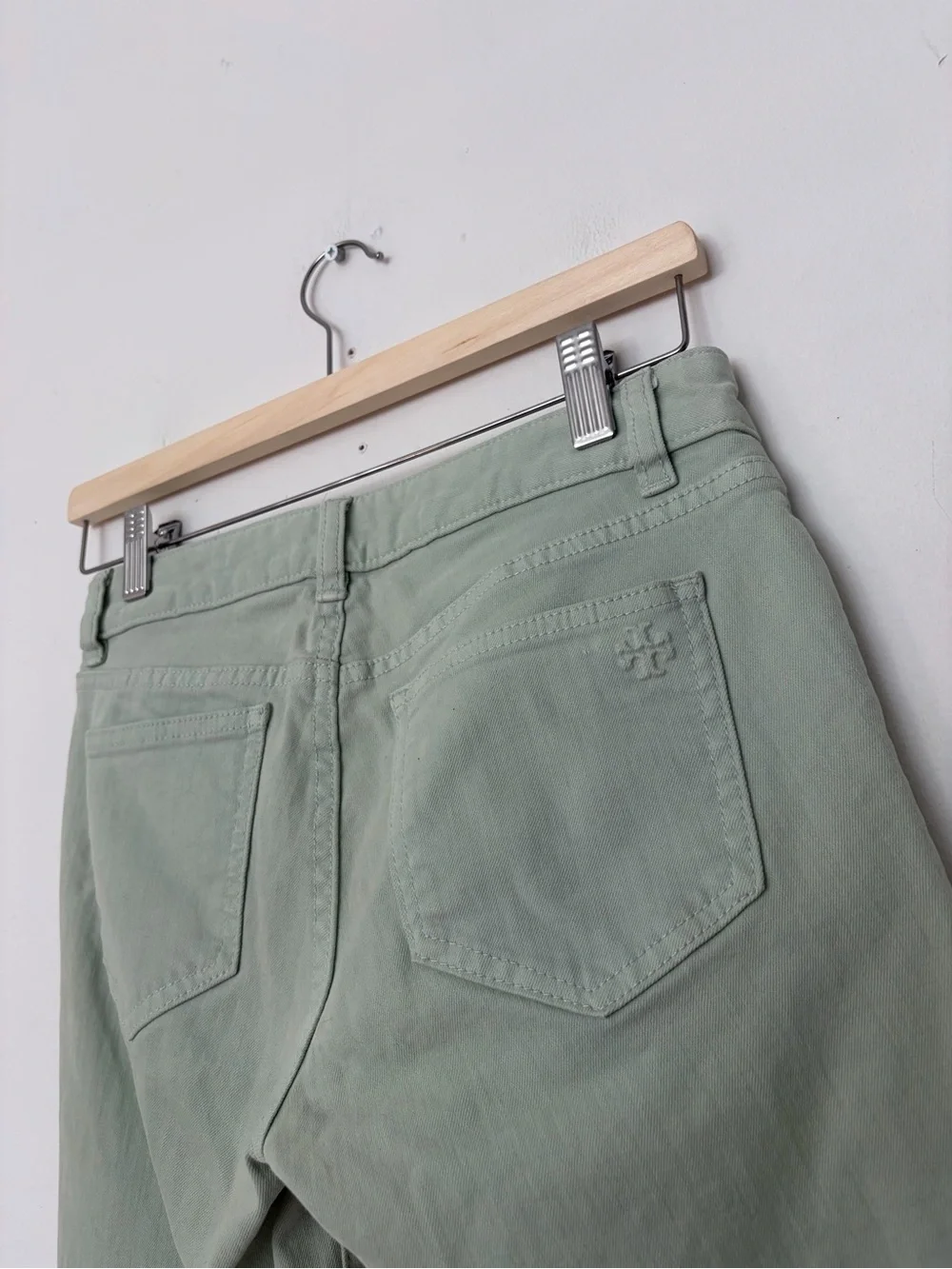 Tory Burch Women’s Mint Green Skinny Jeans